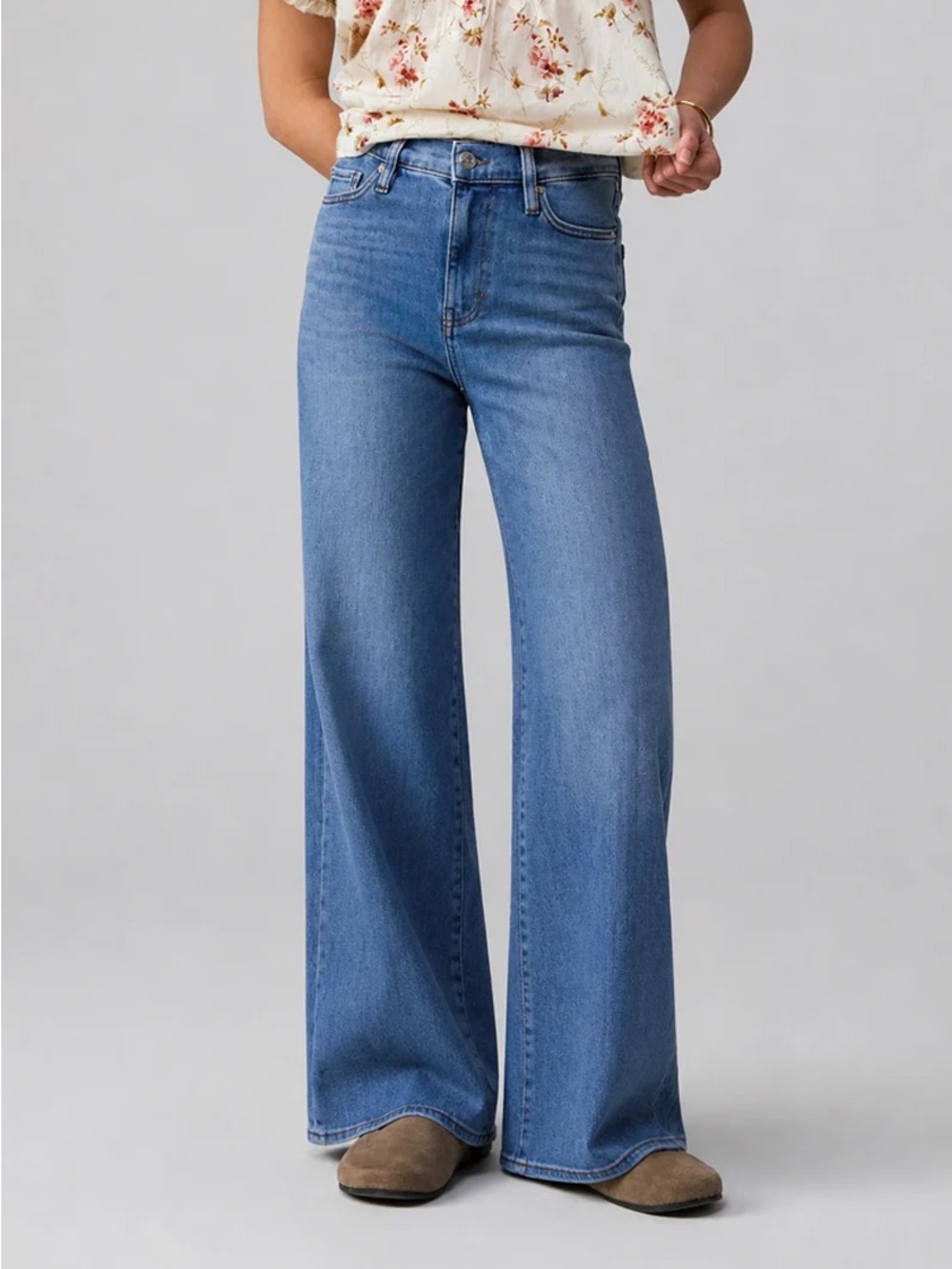 FRAME Le Slim Palazzo Jeans Femma Wide Leg 27